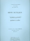 Ainsi la nuit pour 2 violons, alto et violoncelle parties