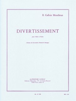 Cover Divertissement pour flűte et piano