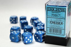 SpeckledŽ 16mm d6 Water Dice Block (12 dice)