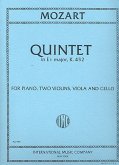 QUINTET IN E FLAT MAJOR FOR PIANO OBOE, CLARINET, HORN AND BASSOON PHILIPP, ISIDOR, ED.