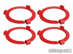 Squad Marker - 50mm Red (4) Cover Squad Marker - 50mm Red (4)