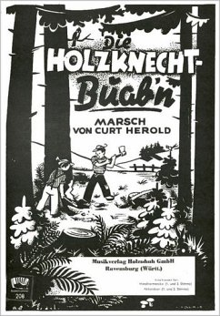 Cover DIE HOLZKNECHTBUABN MARSCH FUER DIAT. HANDHARMONIKA (1.+2.STIMME)