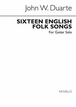 Cover Sixteen English Folk Songs for Guitar Gitarre Buch