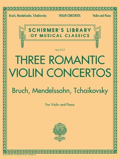 Cover Three Romantic Violin Concertos:Bruch, Mendelssohn