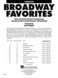 Essential Elements Broadway Favorites for Strings