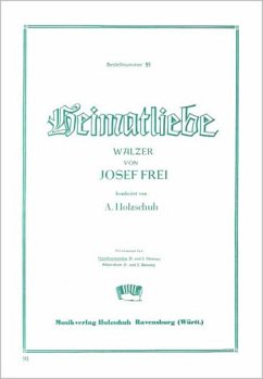 Cover heimatliebe fuer handharmonika (1.+2.stimme)