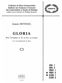 GLORIA POUR TROMPETTE EN UT OU SIB OU CORNET AVEC ACCOMPAGNEMENT DE PIANO K