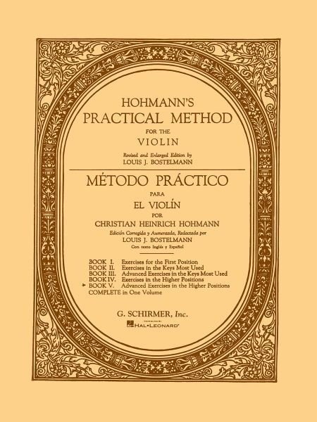 Christian Heinrich Hohmann, Practical Method - Book 5 Violin Buch Christian Heinrich Hohmann, Practical Method - Book 5 Violin Buch