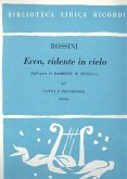 Ecco ridente in cielo per tenore e pianoforte