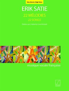 Cover 22 Mélodies pour voix élevée et piano partition