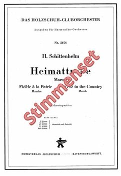 Schittenhelm, Hermann Heimattreue Akkordeonorchester Stimmenset