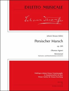 Persischer Marsch op.289 für Orchester Stimmenset (Streicher 4-3-2-2-1)