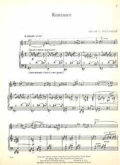 Cover Romance for violin and piano