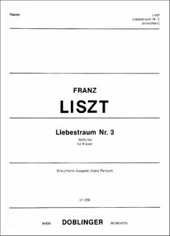 Cover Liebestraum Nr.3 C-Dur : Notturno für Klavier (erleichterte Ausagbe)