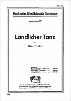 Cover LAENDLICHER TANZ FUER DIAT. HAND- HARMONIKA (1.+2.STIMME)