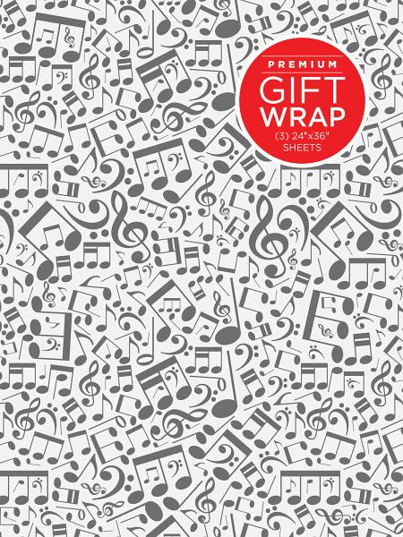 Hal Leonard Wrapping Paper - Music Notes Theme Hal Leonard Wrapping Paper - Music Notes Theme