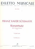 Konzertsatz D-Dur für Klarinette und Orchester für Klarinette und Klavier