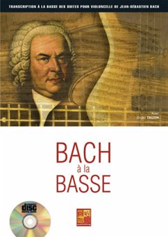 Cover Bruno Tauzin, Bach ŕ la Basse Bass Buch + CD