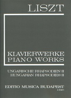 Cover Klavierwerke Serie 1 Ungarische Rhapsodien Band 2 (Nr.10-19) broschiert