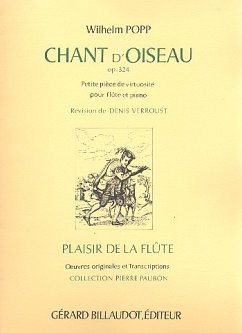 Cover Chant d'Oiseau op.324 pour Flűte et Piano