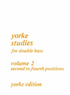 Cover Yorke Studies for double bass vol.2 Second and fourth positions