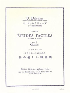 Cover 20 études faciles d'aprčs Samie pour clarinette