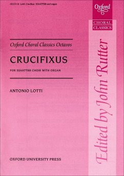 Cover Crucifixus for mixed chorus (SSAATTBB) and organ score