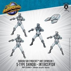 Monsterpocalypse  S-Type Shinobi & Interceptor: Shadow Sun Syndicate Unit (metal/resin)