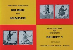 Cover Musik für Kinder Neues Schulwerk für Hackbrett Band 1 Beiheft 1