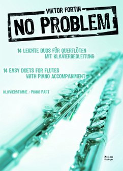 Cover No Problem für 2 Flöten (Klavier ad lib) Klavierbegleitung/Partitur