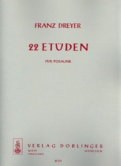Cover 22 Etüden für Posaune
