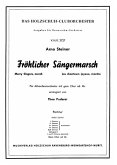 Fröhlicher Sängermarsch für Akkordeonorchester Partitur