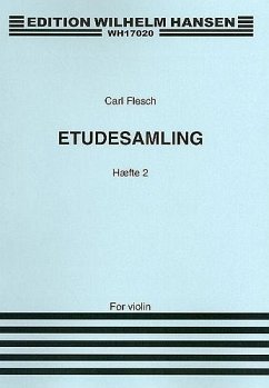 Carl Flesch, Studies and Exercises For Violin Solo Volume 2 Violin Buch