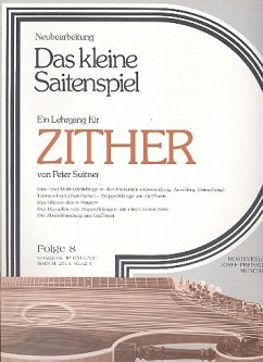 Cover Das kleine Saitenspiel Band 8 Lehrgang für Zither