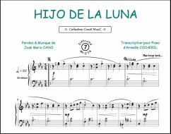 Hijo de la luna für Klavier (mit Text (frz))