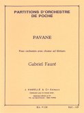 Pavane op.50 pour orchestre (choeur ad lib) partition de poche