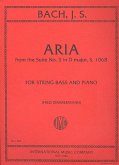Aria from the Suite D major no.3 for string bass and piano