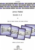 Sonata d minor for treble recorder and bc score and 2 parts