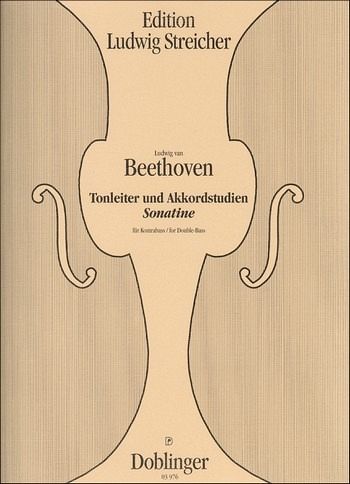 Sonatine WoO43 für Mandoline und Cembalo für Kontrabaß und Klavier