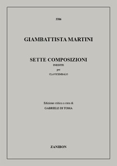 Cover 7 composizioni inedite per Clavicembalo, harpsichord or 2 harpsichords