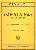 Sonata a minor no.3 for trombone and piano