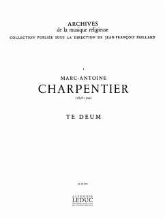 Cover CHARPENTIER M.A. TE DEUM SOLI/CHOEUR (SATB)/ENSEMBLE DIVERS ET ORGUE/PTION