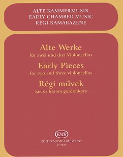 Cover Alte Werke für 2-3 Violoncelli Spielpartitur