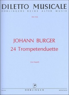 Cover 24 Duette für 2 Trompeten Spielpartitur