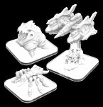 Belcher, LTA Fighter, Dire Ant  Monsterpocalypse Elite Destroyers Unit (metal/resin)