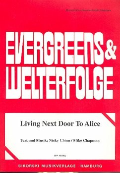 Cover Living next Door to Alice: Einzelausgabe für Gesang und Klavier