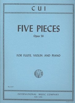 Cover 5 Pieces op.56 for flute, violin and piano