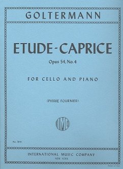 Cover Etude-Caprice op.54 no.4 for cello and piano