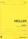 Vesper für Kantor, Soli, gem Chor und Orgel Orgelpartitur