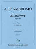 d`Ambrosio, Alfredo Sicilienne opus 14 Violine und Klavier